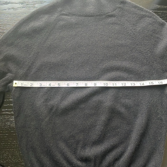 Everlane the Cashmere Mockneck Black Sweater, S - Picture 8 of 9
